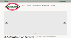 Desktop Screenshot of gpconstructionservices.com